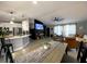 Inviting living space with a modern kitchen, comfortable seating, and an entertainment center at 4854 Flamlau Ave, North Port, FL 34287