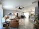 Bright and airy living room featuring modern furnishings, decor, and an open floor plan at 4854 Flamlau Ave, North Port, FL 34287