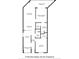 Detailed floor plan of the unit showcasing the layout of the living spaces, bedrooms, and bathrooms at 53 W Bay Heights Rd # 307, Englewood, FL 34223