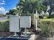 Conveniently located mailboxes with lush landscaping, offering easy access for residents at 5725 Greenwood Ave # 5103, North Port, FL 34287