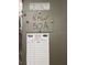 HVAC unit label with technician information needing repair at 617 W Olympia Ave, Punta Gorda, FL 33950