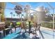 Screened patio with seating area, great for entertaining at 6382 Cutler Ter, Port Charlotte, FL 33981