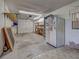 A spacious garage featuring built-in shelving and ample storage space at 6483 Fabian Rd, North Port, FL 34287