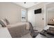 Bedroom with desk, great natural light, ceiling fan and closet at 8081 Dimstead St, Port Charlotte, FL 33981