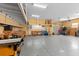 Three-car garage with storage and natural light at 871 Columbia St, Port Charlotte, FL 33948