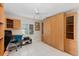 Home office featuring built-in shelving and a dedicated workspace at 871 Columbia St, Port Charlotte, FL 33948