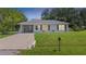 Charming single-story home featuring a well-maintained lawn and cozy curb appeal with an attached carport at 879 E Seminole Dr, Venice, FL 34293