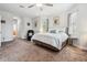 Bright main bedroom with neutral tones, walk-in closet and attached bathroom at 1275 Blue Lake Cir, Punta Gorda, FL 33983