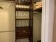 Custom closet with wooden shelving and built-in storage creating an organized storage space at 21460 Sheldon Ave, Port Charlotte, FL 33952