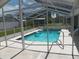 Screened-in pool and lanai area with pool at 23167 Turnbull Ave, Port Charlotte, FL 33954