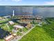 Aerial view of a waterfront community with easy access to boating, beautiful views, and pristine waterways at 25188 Marion Ave # 45, Punta Gorda, FL 33950
