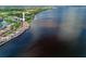 Stunning aerial view showcasing waterfront property, pristine waterway access, and beautiful community setting at 25188 Marion Ave # 45, Punta Gorda, FL 33950