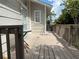 Inviting outdoor deck with space for entertaining and a tranquil view at 420 W Olympia Ave, Punta Gorda, FL 33950
