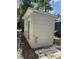 View of a shed offering additional storage space and functionality at 420 W Olympia Ave, Punta Gorda, FL 33950