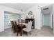 Cozy dining room featuring modern light fixture and stylish decor at 976 Great Falls Nw Ter, Port Charlotte, FL 33948