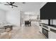Open floor plan connects the living room and kitchen, perfect for entertaining at 11105 Balfour E St, Venice, FL 34293