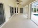 Large covered lanai is perfect for entertaining with access to the pool at 1128 Rum Cay Ct, Punta Gorda, FL 33950
