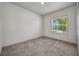 Cozy bedroom features a large window offering natural light and views of the outdoors at 16848 Canopy Garden Dr, Port Charlotte, FL 33953