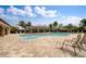 Enjoy a refreshing dip in the community pool with convenient lounge chairs and covered area at 25272 E Lenox Cir, Punta Gorda, FL 33950
