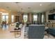 Comfortable lounge with stylish seating, a cozy atmosphere, and community library at 25272 E Lenox Cir, Punta Gorda, FL 33950