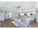 Spacious living room with neutral furniture, coastal decor, and an open floor plan at 26254 Stillwater Cir, Punta Gorda, FL 33955