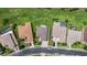 An aerial view shows houses with pools and well-manicured backyards, offering a private retreat at 2736 Suncoast Lakes Blvd, Punta Gorda, FL 33980