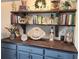 Close up of the beautiful built-in shelving and display in the living area at 319 Kindred Blvd, Port Charlotte, FL 33954