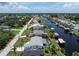 Waterfront property features canal access, private dock, and convenient access to neighborhood streets at 4051 Rock Creek Dr, Port Charlotte, FL 33948
