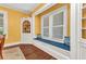 Dining area with window seat, built in cabinet and natural light at 415 W Marion Ave, Punta Gorda, FL 33950