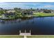 This home boasts a private dock and canal access, perfect for boating and enjoying waterfront living at 531 Madrid Blvd, Punta Gorda, FL 33950