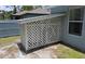 Enclosed exterior structure for storage at 6341 Opa Locka Ln, North Port, FL 34291