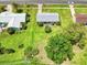 Charming single-story home with a well-manicured lawn and mature trees in a quiet residential neighborhood at 6540 Kenwood Dr, North Port, FL 34287