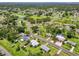 Wide aerial view of a residential neighborhood with mature trees and well-maintained streets at 6540 Kenwood Dr, North Port, FL 34287