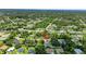 Aerial view of home with a screened-in pool at 1762 Mincey Ter, North Port, FL 34286