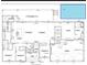 Detailed floor plan showcasing the layout of the home, including the kitchen, living room, bedrooms, and bathrooms at 24317 Treasure Island Blvd, Punta Gorda, FL 33955