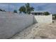 A newly built concrete block foundation is shown in a residential construction site at 24317 Treasure Island Blvd, Punta Gorda, FL 33955