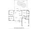 Floor plan of 2455 Jacoby Circle, North Port, including screened lanai and in-ground pool at 2455 Jacoby Cir, North Port, FL 34288