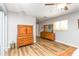 Bedroom featuring light wood flooring and classic wood furnishings at 4123 Rock Creek Dr, Port Charlotte, FL 33948