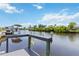 This canal-front property includes a dock for easy access to boating and a relaxing waterfront lifestyle at 4123 Rock Creek Dr, Port Charlotte, FL 33948