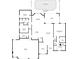 Detailed floor plan highlighting the layout of the home, including bedrooms, kitchen, and living areas at 437 South Dr, Punta Gorda, FL 33950