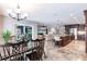 Cozy living space blends seamlessly with the kitchen and dining area, creating an inviting and open atmosphere at 437 South Dr, Punta Gorda, FL 33950