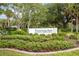 Landscaped entrance to Prairie Creek Park, a ranch community at 5950 Cypress Grove Cir, Punta Gorda, FL 33982