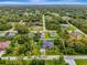 Aerial view of a property surrounded by lush trees, highlighting the natural surroundings at 6444 Alhambra Ave, North Port, FL 34291