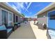 Inviting courtyard with comfortable seating, perfect for outdoor relaxation and entertaining at 1115 San Cristobal Ave, Punta Gorda, FL 33983