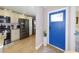 Modern kitchen featuring stainless steel appliances, granite countertops, and ample cabinet space at 1115 San Cristobal Ave, Punta Gorda, FL 33983
