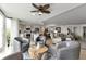 Open concept living space with kitchen, dining, and water views at 1250 W Marion Ave # 333, Punta Gorda, FL 33950