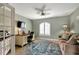Bright office space with desk, ceiling fan, and comfortable seating area at 1250 W Marion Ave # 333, Punta Gorda, FL 33950