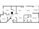 Detailed floor plan showcasing a three-bedroom layout with living, dining, and balcony spaces at 14141 Heritage Landing Blvd # 921, Punta Gorda, FL 33955