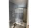 Neat bathroom featuring blue walls, a new toilet, and a shower at 1708 Blue Lake Cir, Punta Gorda, FL 33983