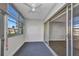 Relaxing lanai with sliding glass doors provides access to the home's main living area at 2437 Harbor Blvd # 114, Port Charlotte, FL 33952